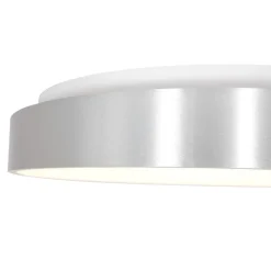 New Steinhauer LED Deckenlampe Metall Kunststoff in Silber Weiß 2700 K