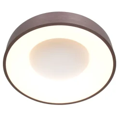 Hot Steinhauer LED Deckenlampe Metall Kunststoff in Bronze Weiß Ø48 cm