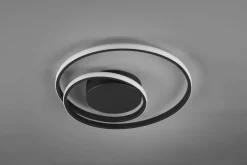 Hot Trio Reality LED Deckenlampe Metall Schwarz 2500 lm B:39 cm Spirale