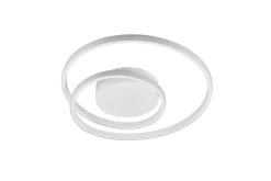 Trio Reality LED Deckenlampe Metall Weiß 2500 lm B:39 cm Spirale* Flurlampen|Bürolampen