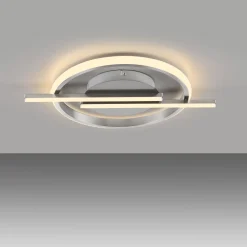 Just Light LED Deckenlampe Modern in Stahl L:42 cm 2100 lm dimmbar* Deckenleuchten|Flurlampen