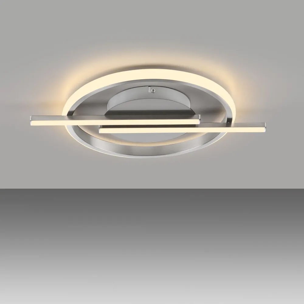 Just Light LED Deckenlampe Modern in Stahl L:42 cm 2100 lm dimmbar* Deckenleuchten|Flurlampen