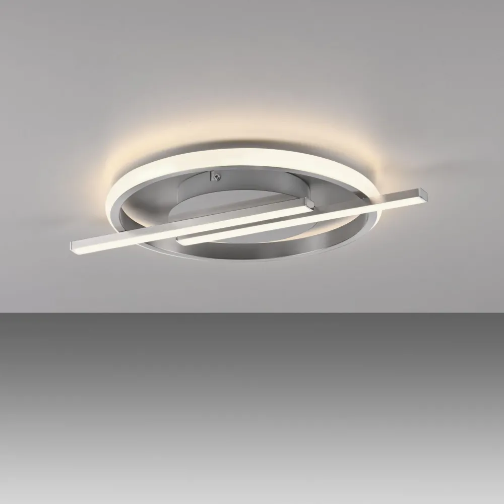 Just Light LED Deckenlampe Modern in Stahl L:42 cm 2100 lm dimmbar* Deckenleuchten|Flurlampen