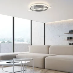 Just Light LED Deckenlampe Modern in Stahl L:42 cm 2100 lm dimmbar* Deckenleuchten|Flurlampen