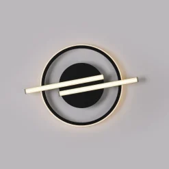 Online Just Light LED Deckenlampe Modern Schwarz Messing 3000 K dimmbar