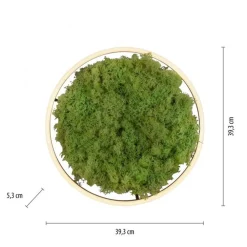 Just Light LED Deckenlampe Moos Schwarz 3000 K 2650 lm dimmbar