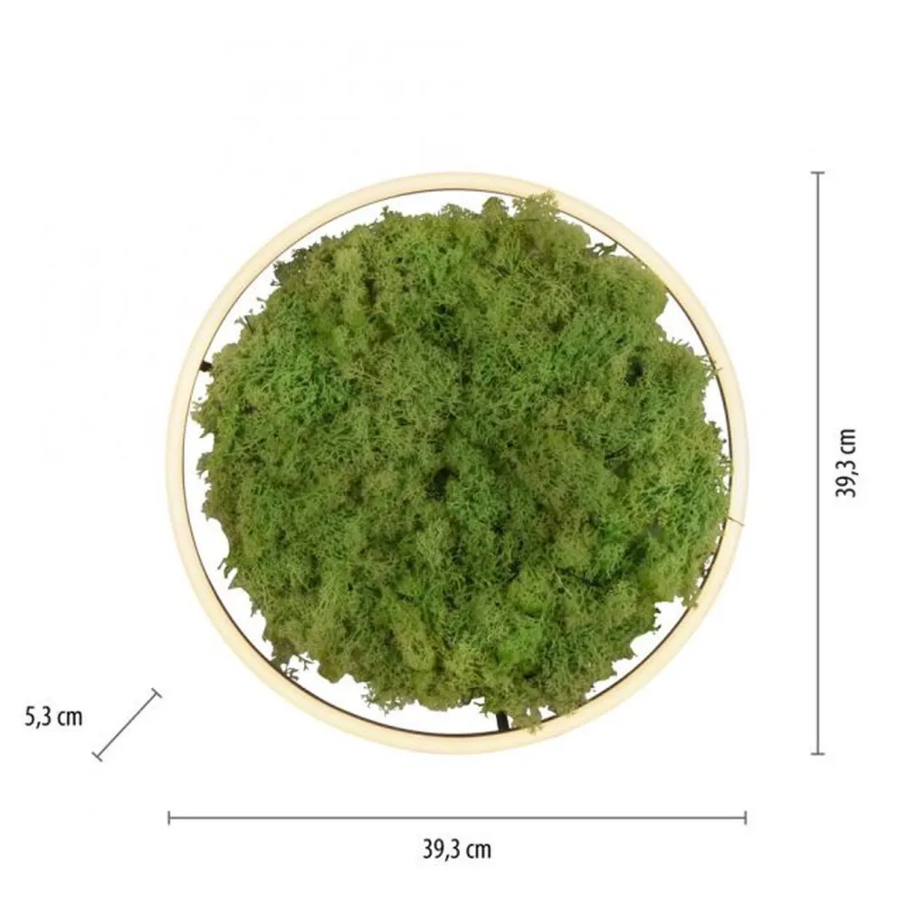 Just Light LED Deckenlampe Moos Schwarz 3000 K 2650 lm dimmbar