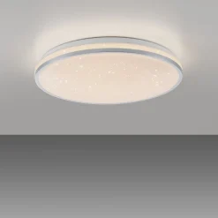 Just Light LED Deckenlampe Nachthimmel Silber Ø38 cm 20 W dimmbar* Deckenleuchten|Led Lampen