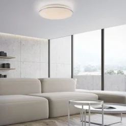 Just Light LED Deckenlampe Nachthimmel Silber Ø38 cm 20 W dimmbar* Deckenleuchten|Led Lampen