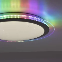 Online Just Light LED Deckenlampe Rainbow RGB Dimmer Ø45 cm Fernbedienung