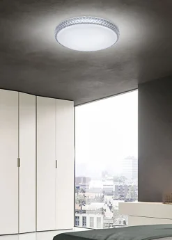 Novecento LED Deckenlampe rund Ø 40 cm Sternenhimmel 4000 K Weiß* Deckenleuchten|Led Lampen