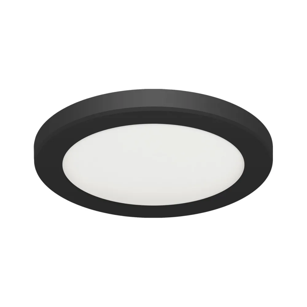 Strühm LED Deckenlampe rund D: 16,7 cm Aufputz Unterputz Schwarz* Deckenleuchten|Led Lampen