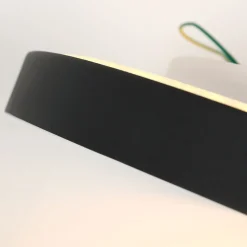 Steinhauer LED Deckenlampe Schwarz Weiß B:40 cm 2700 K rund* Deckenleuchten|Led Lampen