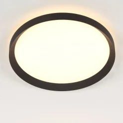 Steinhauer LED Deckenlampe Schwarz Weiß B:40 cm 2700 K rund* Deckenleuchten|Led Lampen