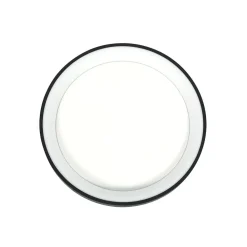 Discount Steinhauer LED Deckenlampe Schwarz Weiß Ø28 cm 2700 K wohnlich