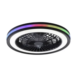 Online Just Light LED Deckenlampe Ventilator Fernbedienung RGB dimmbar