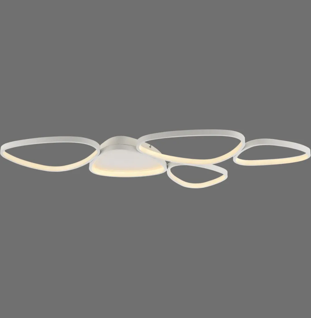 Hot Just Light LED Deckenlampe Weiß Metall 3000 K 6100 lm L:116,5 cm