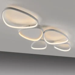 Hot Just Light LED Deckenlampe Weiß Metall 3000 K 6100 lm L:116,5 cm