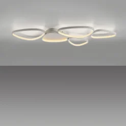 Hot Just Light LED Deckenlampe Weiß Metall 3000 K 6100 lm L:116,5 cm