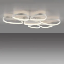 Just Light LED Deckenlampe Weiß Metall 3000 K 6100 lm L:92 cm* Deckenleuchten|Led Lampen