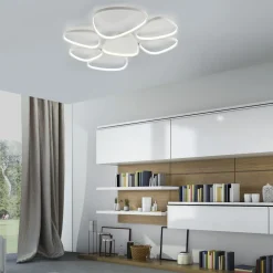 Just Light LED Deckenlampe Weiß Metall 3000 K 6100 lm L:92 cm* Deckenleuchten|Led Lampen