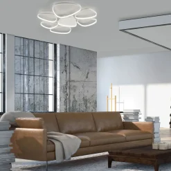 Just Light LED Deckenlampe Weiß Metall 3000 K 6100 lm L:92 cm* Deckenleuchten|Led Lampen