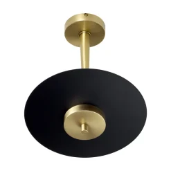 Hot Giovanni Battista LED Deckenleuchte 2700 K 1150 lm D: 23 cm rund Messing Eisen