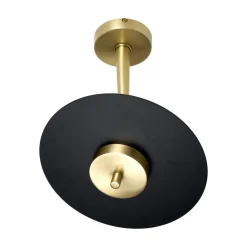 Hot Giovanni Battista LED Deckenleuchte 2700 K 1150 lm D: 23 cm rund Messing Eisen