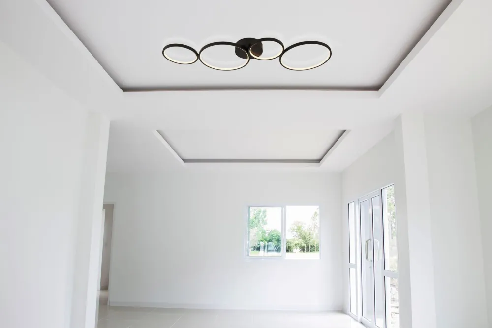 Searchlight LED Deckenleuchte 3000 K B: 98 cm dimmbar Schwarz Weiß* Deckenleuchten|Led Lampen