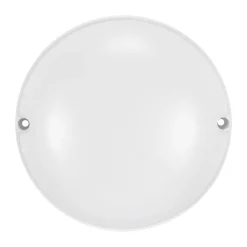 Strühm LED Deckenleuchte außen rund Ø 16 cm klein IP65 Weiß 3900 K* Badezimmer Lampe|Feuchtraumleuchten