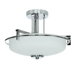 Elstead LED Deckenleuchte Bad satiniertes Glas blendarm IP44* Wohnzimmerlampen|Glaslampen