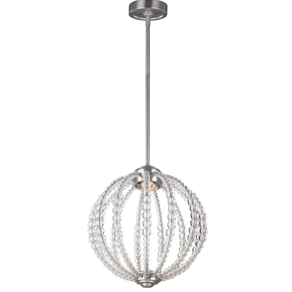 Clearance Elstead LED Deckenleuchte BINUM Kugel Ø35cm kürzbar Lampe