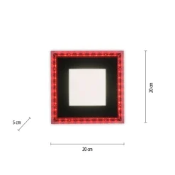 Just Light LED Deckenleuchte dimmbar RBG Farbwechsel Fernbedienung* Flurlampen|Wohnzimmerlampen