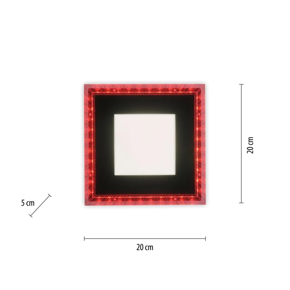 Just Light LED Deckenleuchte dimmbar RBG Farbwechsel Fernbedienung* Flurlampen|Wohnzimmerlampen