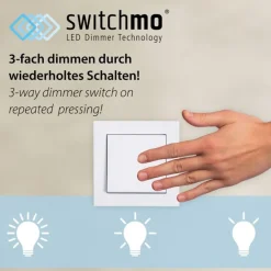 Just Light LED Deckenleuchte dimmbar Anthrazit Ø58,5 cm 3650 lm* Deckenleuchten|Flurlampen