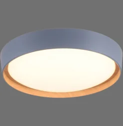 Just Light LED Deckenleuchte Grau Natur Ø40 cm 3400 lm dimmbar* Flurlampen|Bürolampen