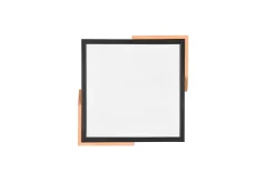 Trio Reality LED Deckenleuchte Holz 2400 lm B:31,5 cm Schwarz Natur