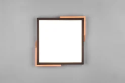 Trio Reality LED Deckenleuchte Holz 2400 lm B:31,5 cm Schwarz Natur