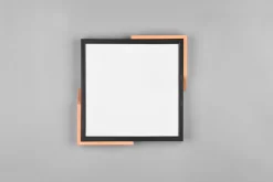 Trio Reality LED Deckenleuchte Holz 2400 lm B:31,5 cm Schwarz Natur