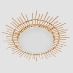 Sale Steinhauer LED Deckenleuchte Holz Kunststoff in Natur Weiß Ø50 cm