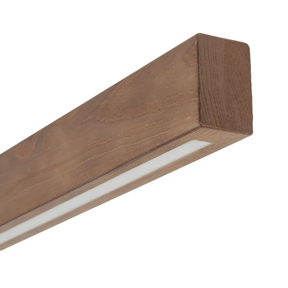 TK Lighting LED Deckenleuchte Holz Metall 3000 K warmweiß 2807 lm 96 cm* Wohnzimmerlampen|Holzlampen