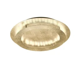 Discount Paul Neuhaus LED Deckenleuchte in Blattgold Metall 3000 lm Ø50 cm