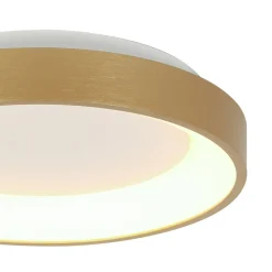 Steinhauer LED Deckenleuchte in Gold Weiß Ø38 cm 30 W gemütlich* Deckenleuchten|Led Lampen