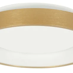 Steinhauer LED Deckenleuchte in Gold Weiß Ø38 cm 30 W gemütlich* Deckenleuchten|Led Lampen