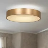 Steinhauer LED Deckenleuchte Metall Kunststoff in Gold Weiß 40 W* Metall Lampen|Schlafzimmer Lampen
