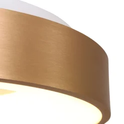 Steinhauer LED Deckenleuchte Metall Kunststoff in Gold Weiß 40 W* Metall Lampen|Schlafzimmer Lampen