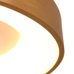 Steinhauer LED Deckenleuchte Metall Kunststoff in Gold Weiß 40 W* Metall Lampen|Schlafzimmer Lampen