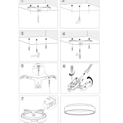 Steinhauer LED Deckenleuchte Metall Kunststoff in Gold Weiß 40 W* Metall Lampen|Schlafzimmer Lampen