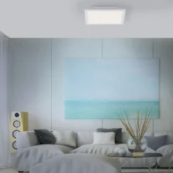 Just Light LED Deckenleuchte mit Bewegungsmelder B:29,5 cm 4000 K* Flurlampen|Bürolampen