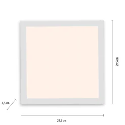 Just Light LED Deckenleuchte mit Bewegungsmelder B:29,5 cm 4000 K* Flurlampen|Bürolampen